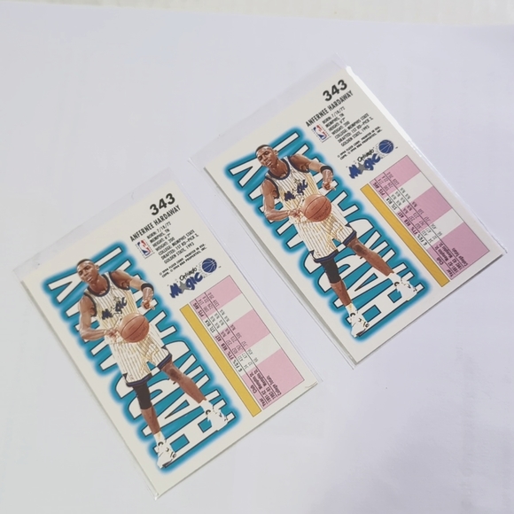 1993-94 Fleer Anfernee Hardaway #343 Rookie RC Orlando Magic - Picture 4 of 4